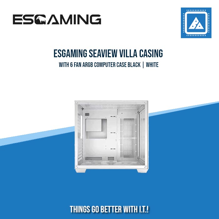 ESGAMING SEAVIEW VILLA CASING BLACK|WHITE ESGAMING SEAVIEW VILLA CASING BLACK|WHITE
